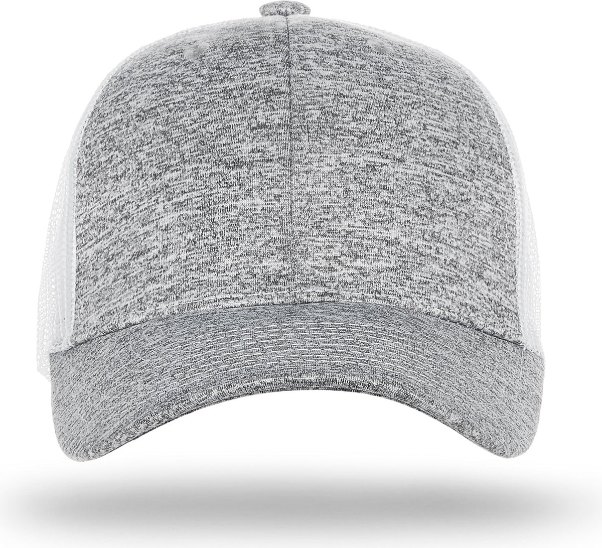 Cobra Cap Bj-6m 6 Panel Triblend Jersey Mesh - Heather White