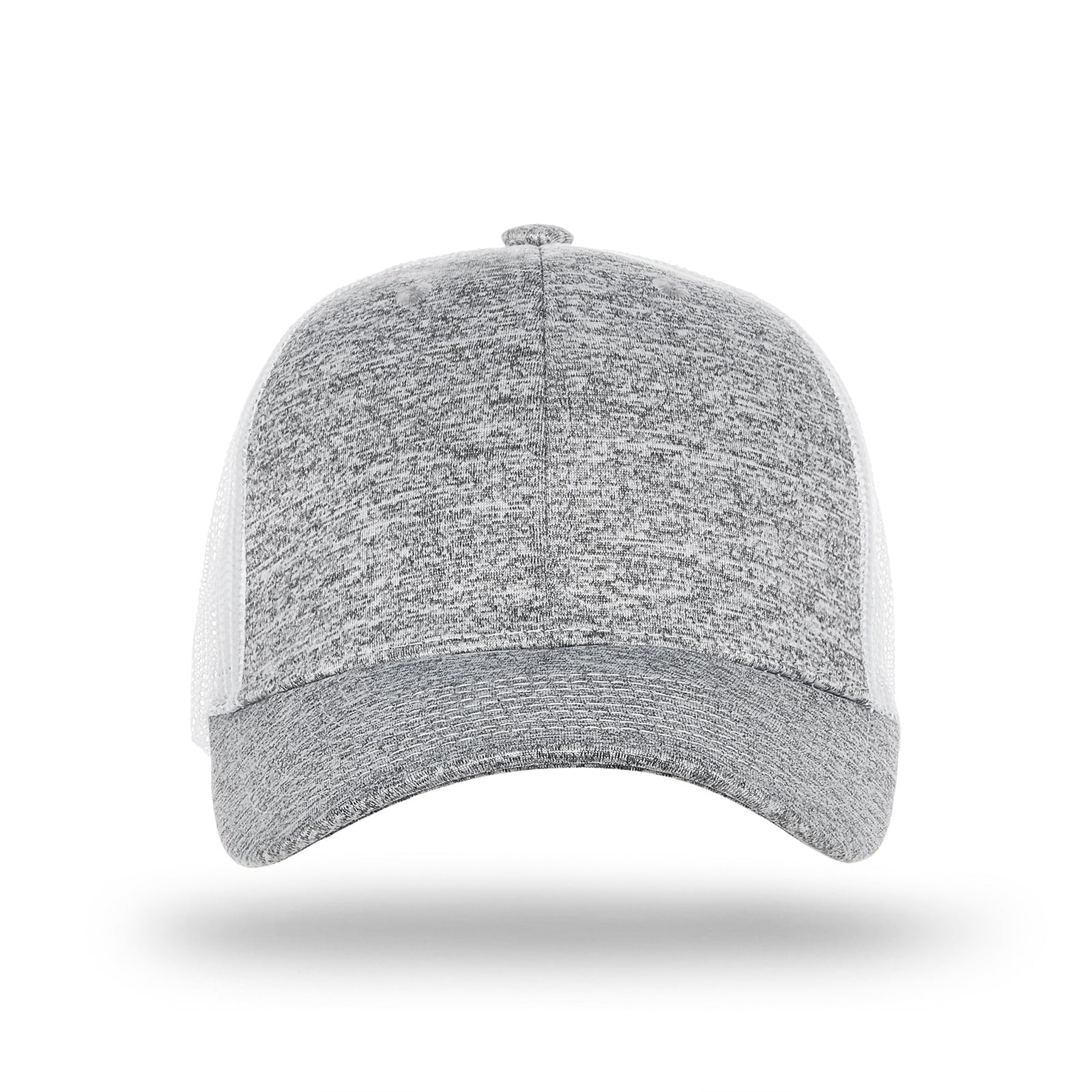 Cobra Cap Bj-6m 6 Panel Triblend Jersey Mesh - Heather White