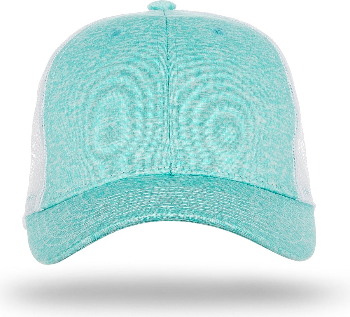 Cobra Cap Bj-6m 6 Panel Triblend Jersey Mesh - Teal White