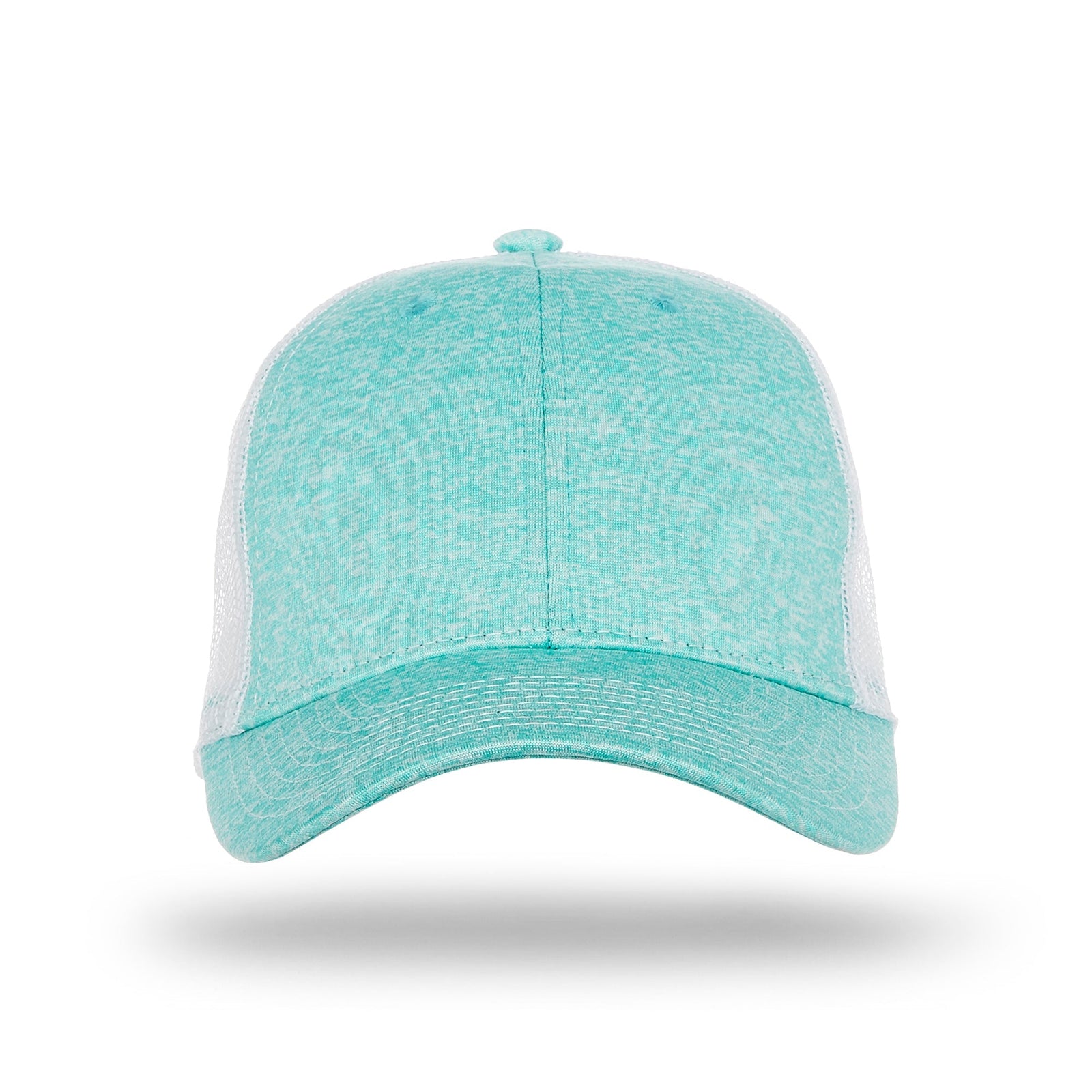 Cobra Cap Bj-6m 6 Panel Triblend Jersey Mesh - Teal White