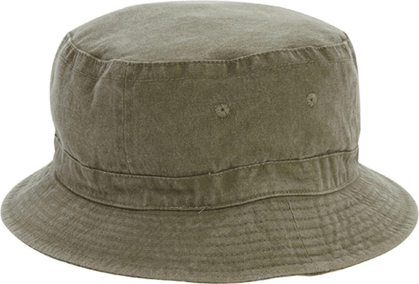 Cobra Cap Bkt Bucket Washed Cotton - Khaki Elastic e - 7’’ - 7 5/8’’