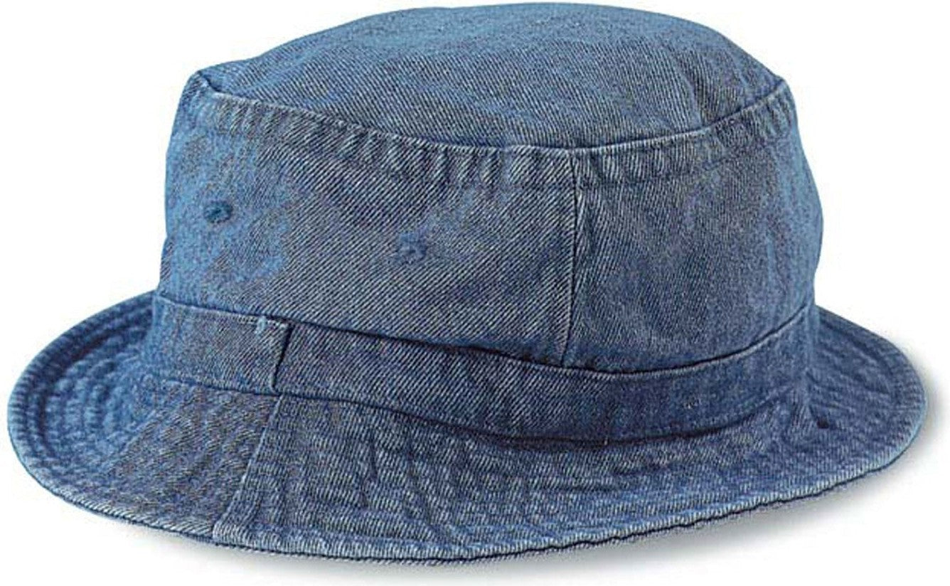 Cobra Cap Bkt-d Bucket Denim Washed Hat - Indigo Darker - 7 1/4’’ - 5/8’’