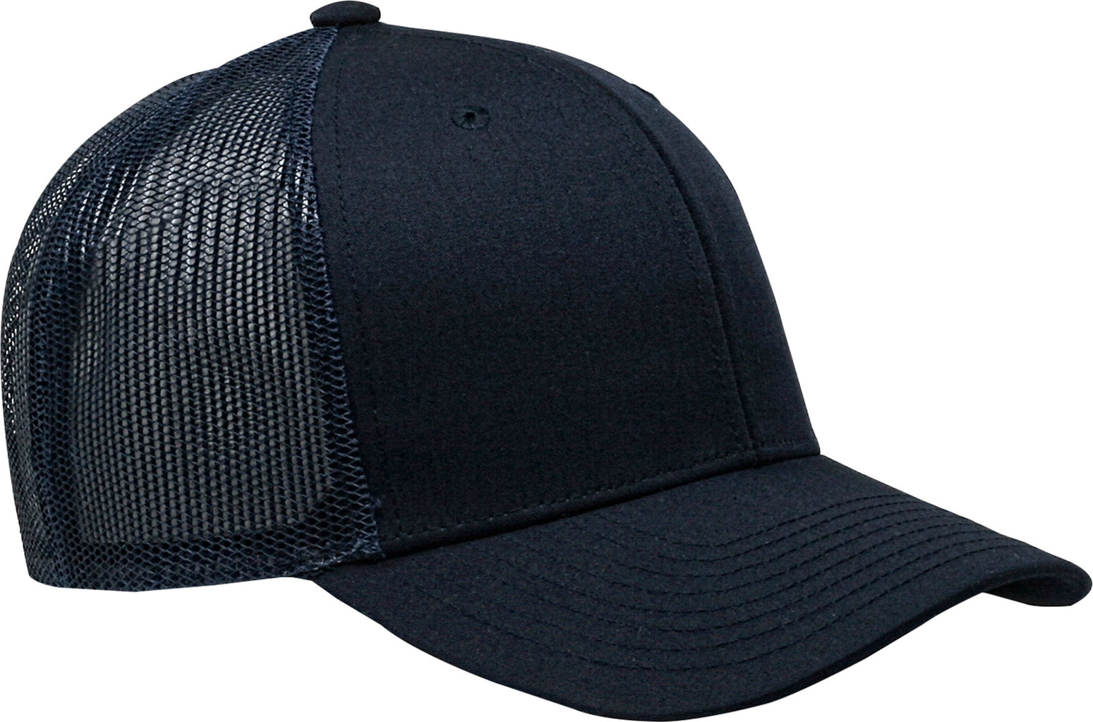 Cobra Cap C112 6 Panel Structured Poly/cotton Front Mesh Back - Darknavy