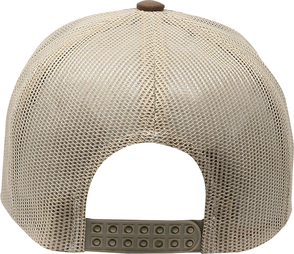 Cobra Cap C112 6 Panel Structured Poly/cotton Front Mesh Back - Brown Khaki