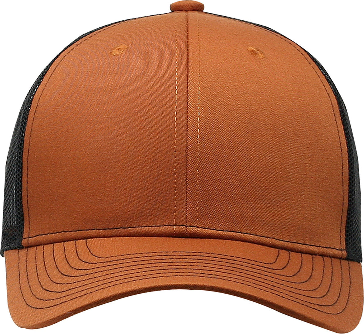 Cobra Cap C112 6 Panel Structured Poly/cotton Front Mesh Back - Caramel-black - Caramel Black