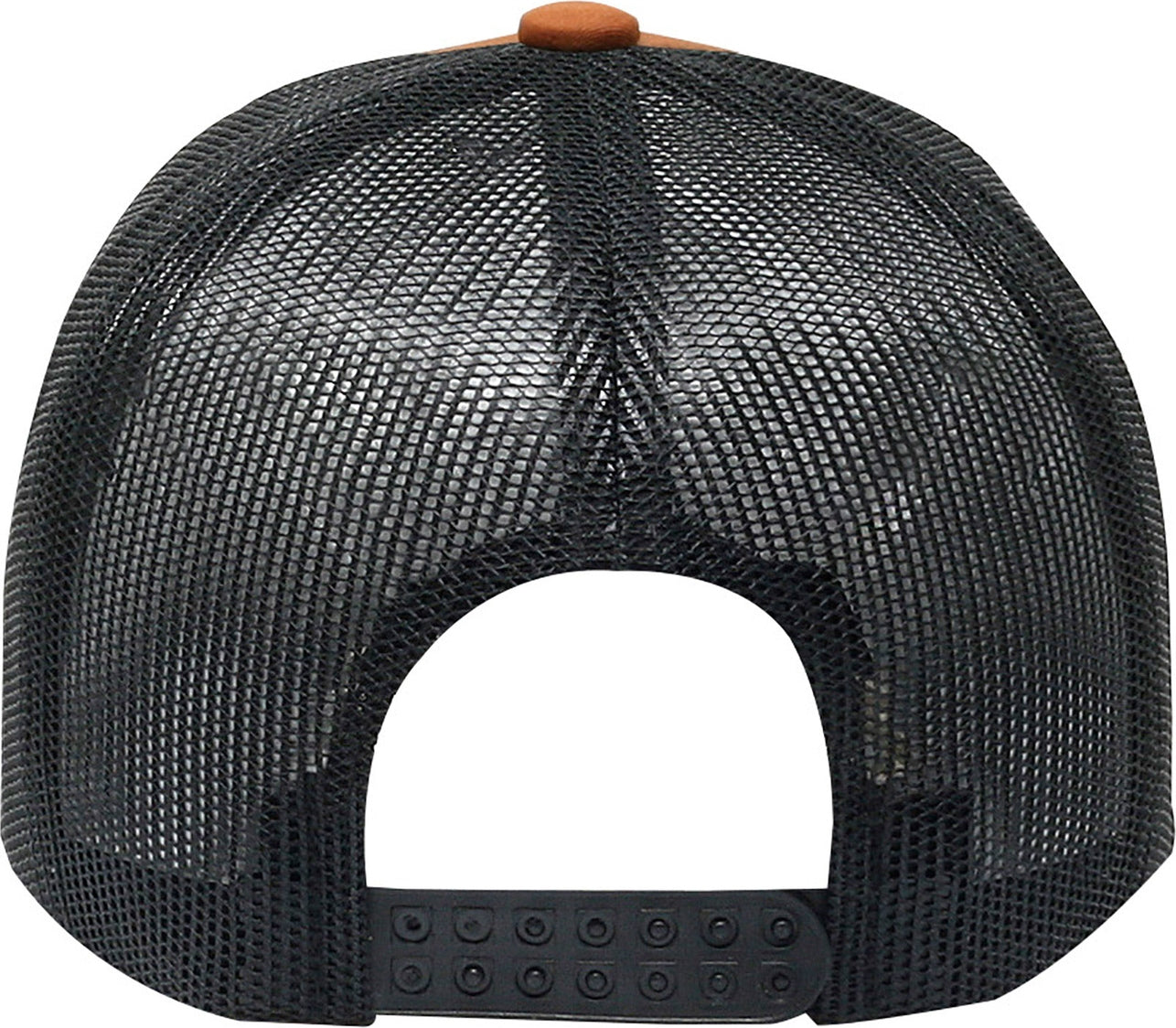 Cobra Cap C112 6 Panel Structured Poly/cotton Front Mesh Back - Caramel Black