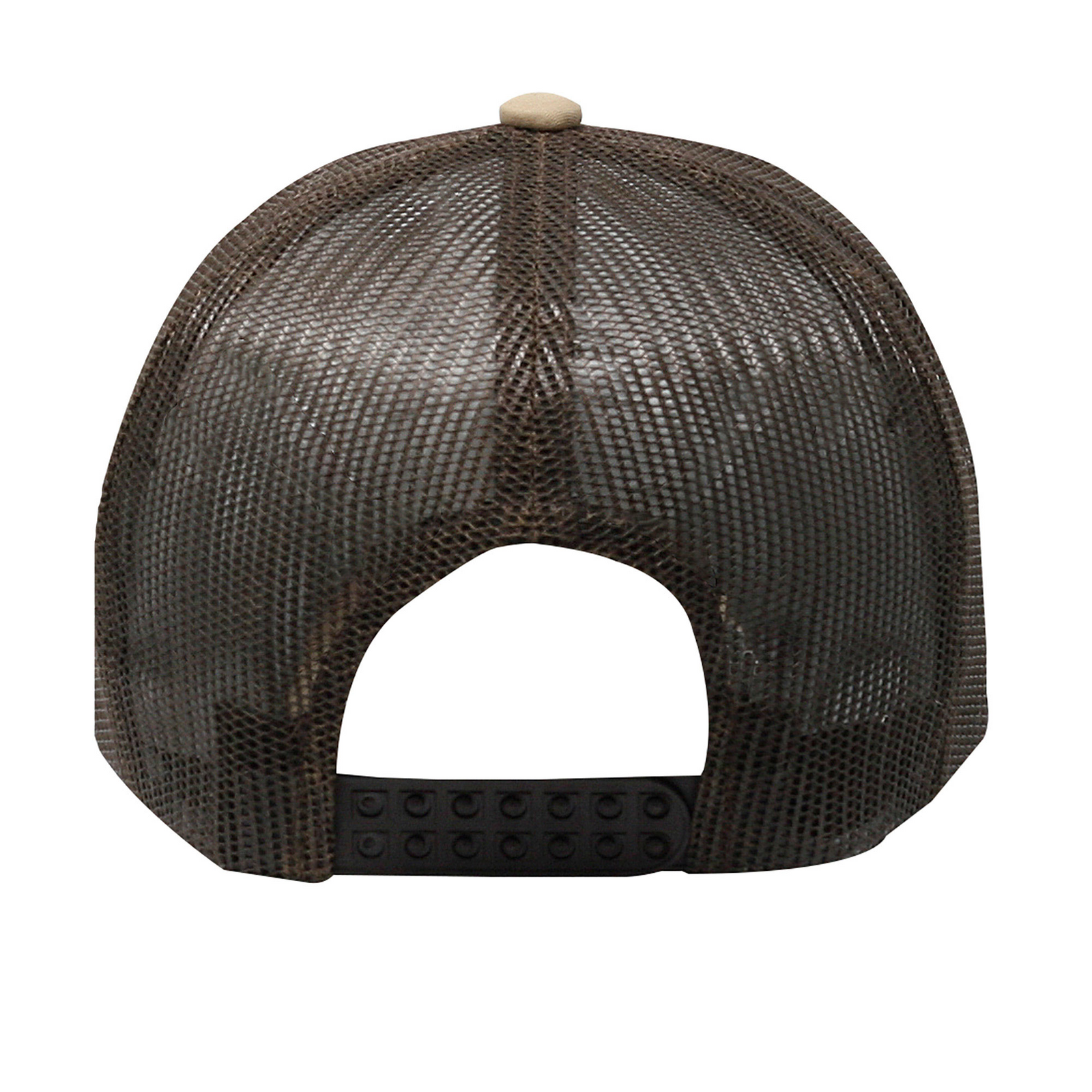 Cobra Cap C112 6 Panel Structured Poly/cotton Front Mesh Back - Khaki Coffee