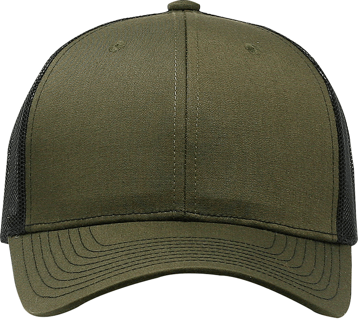 Cobra Cap C112 6 Panel Structured Poly/cotton Front Mesh Back - Loden Black