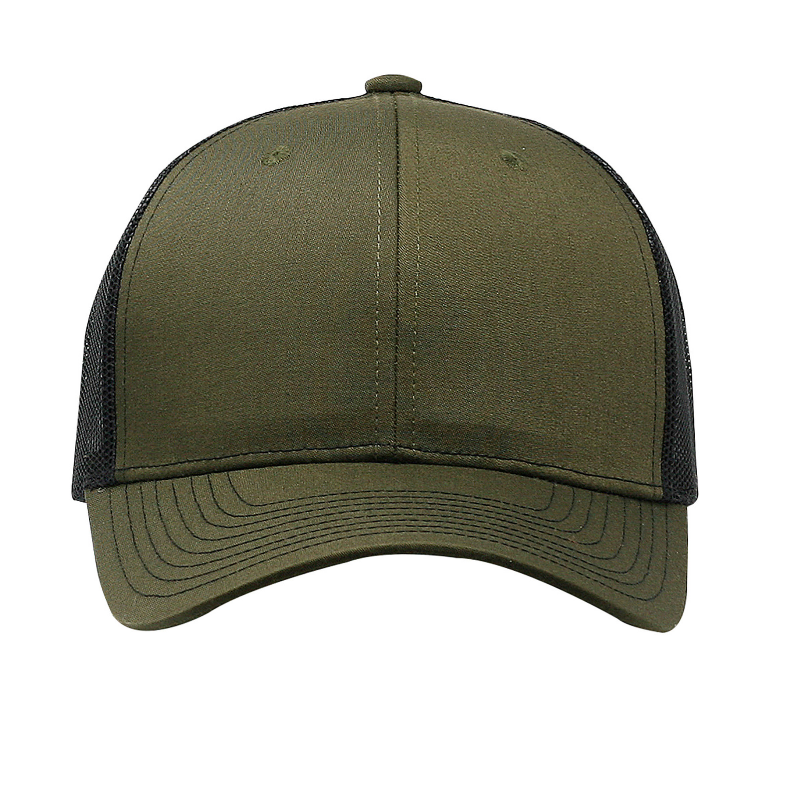 Cobra Cap C112 6 Panel Structured Poly/cotton Front Mesh Back - Loden Black