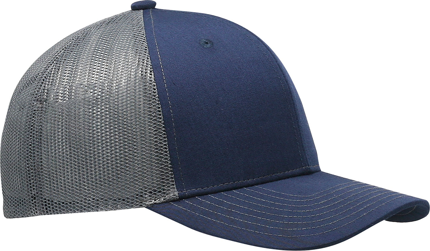 Cobra Cap C112 6 Panel Structured Poly/cotton Front Mesh Back - Navy Charcoal