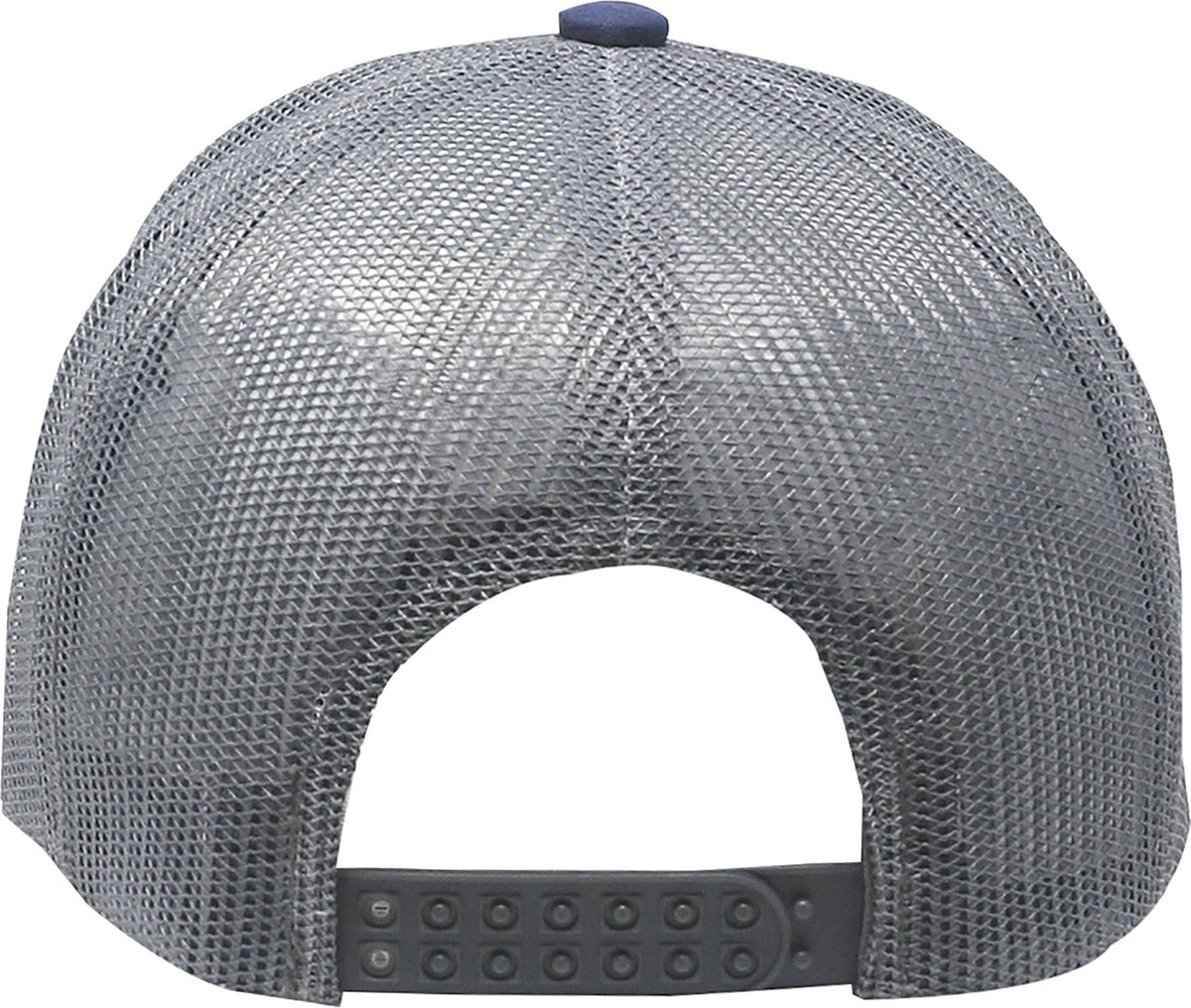 Cobra Cap C112 6 Panel Structured Poly/cotton Front Mesh Back - Navy Charcoal