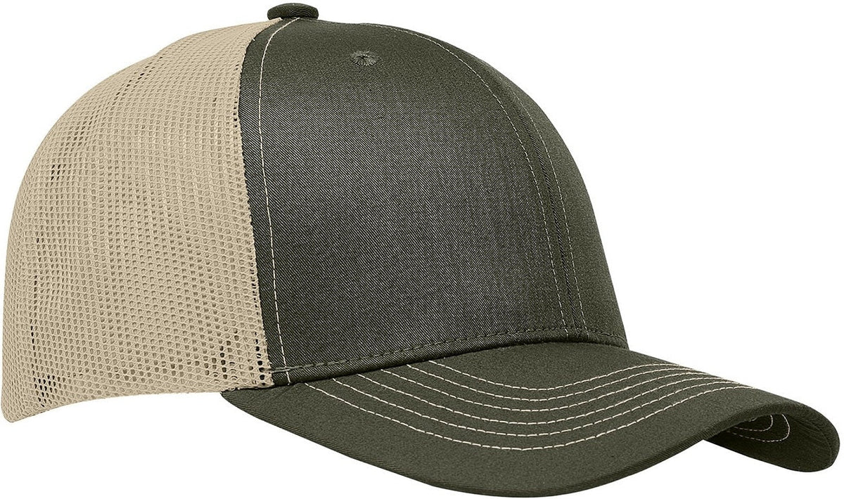 Cobra Cap C112 6 Panel Structured Poly/cotton Front Mesh Back - Olive Khaki