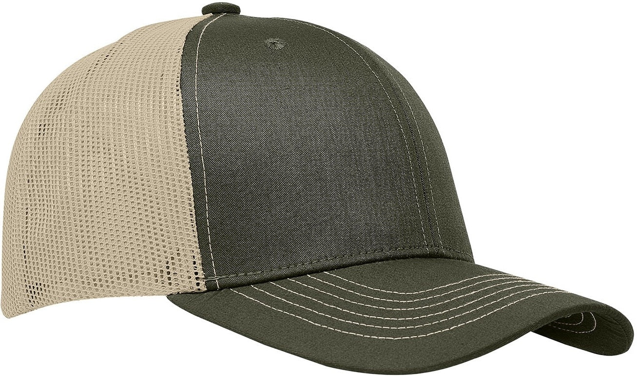 Cobra Cap C112 6 Panel Structured Poly/cotton Front Mesh Back - Olive Khaki