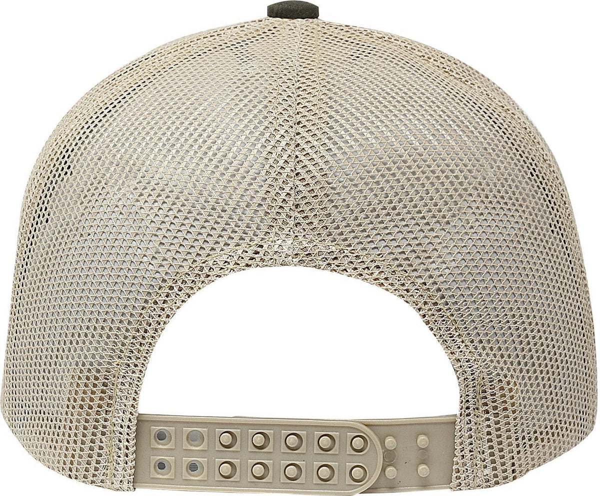 Cobra Cap C112 6 Panel Structured Poly/cotton Front Mesh Back - Olive Khaki