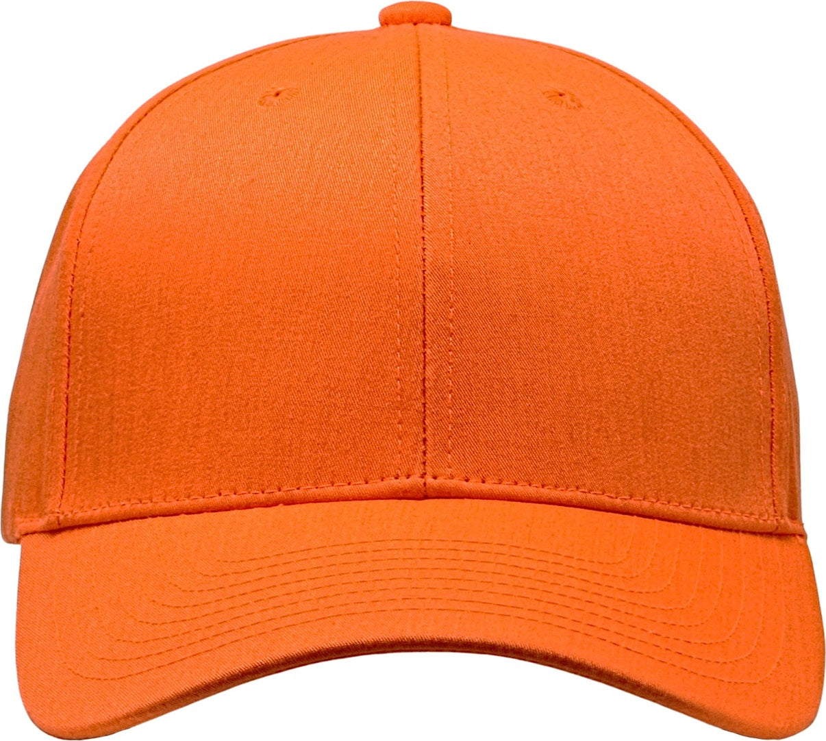 Cobra Cap C112-c 6 Panel Structured Poly/cotton Front Mesh Back Camo Fabric - Flame Orange