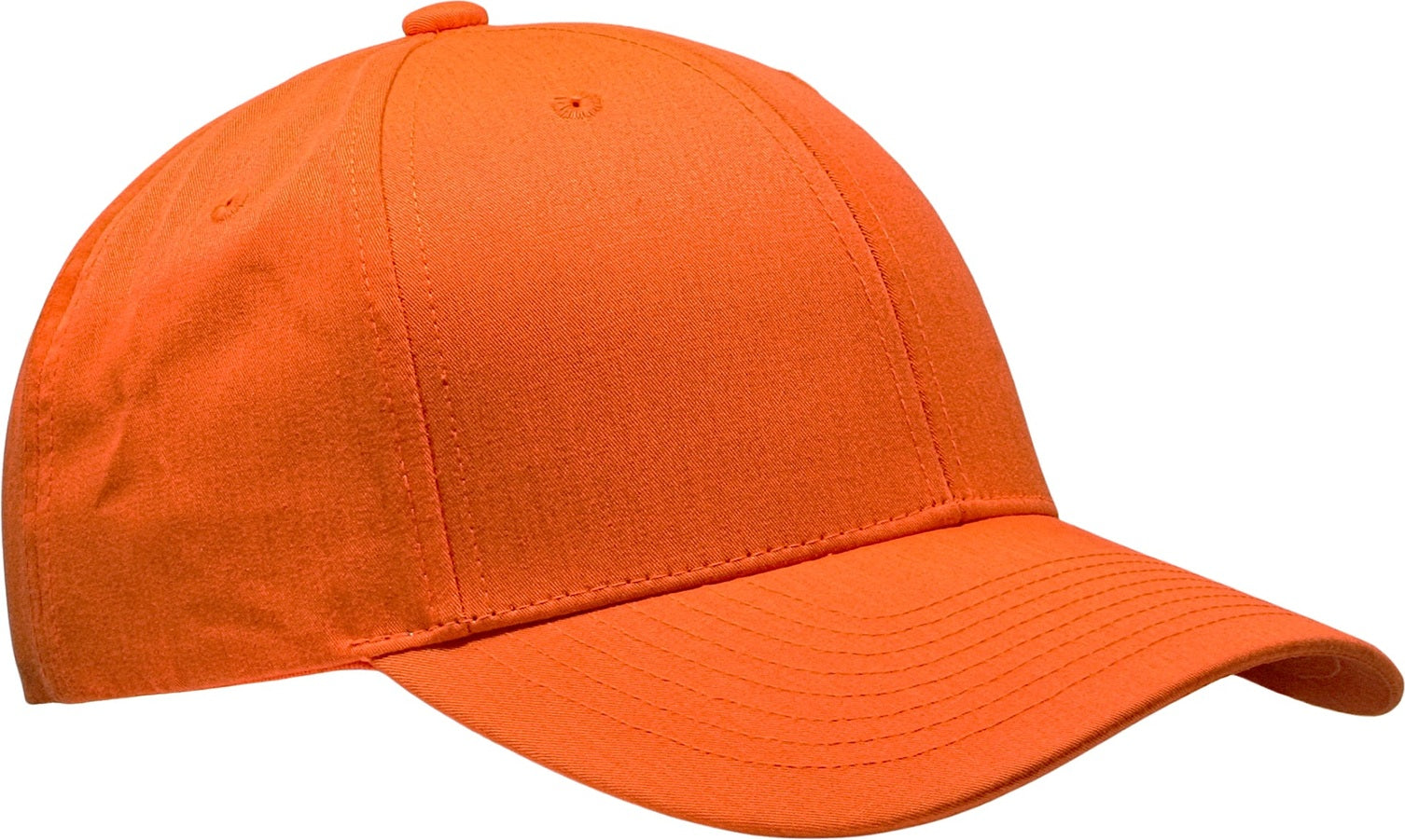 Cobra Cap C112-c 6 Panel Structured Poly/cotton Front Mesh Back Camo Fabric - Flame Orange