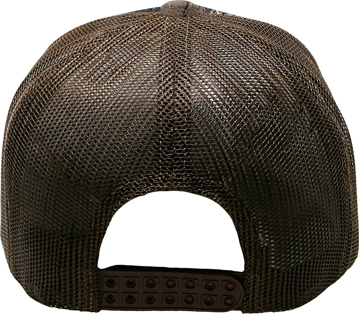 Cobra Cap C112-d 6 Panel Distressed Structured Poly/cotton Front Mesh Back Camo - Truetimber Htcf Brown