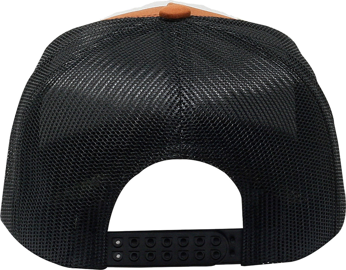Cobra Cap C112f 5 Panel Structured Poly/cotton Front Mesh Back - Caramel Black