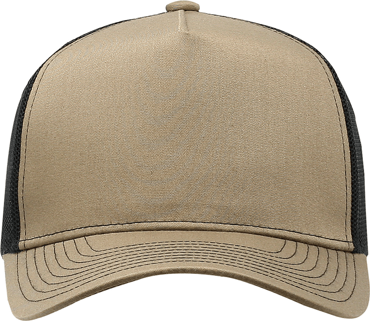 Cobra Cap C112f 5 Panel Structured Poly/cotton Front Mesh Back - Coyotebrown Black