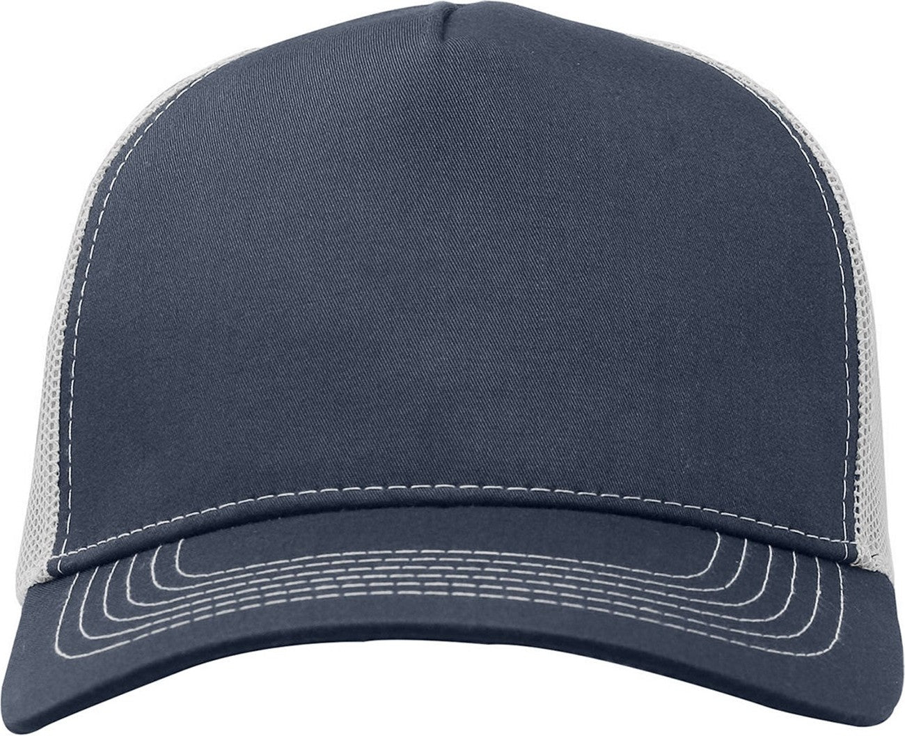 Cobra Cap C112f 5 Panel Structured Poly/cotton Front Mesh Back - Charcoal White