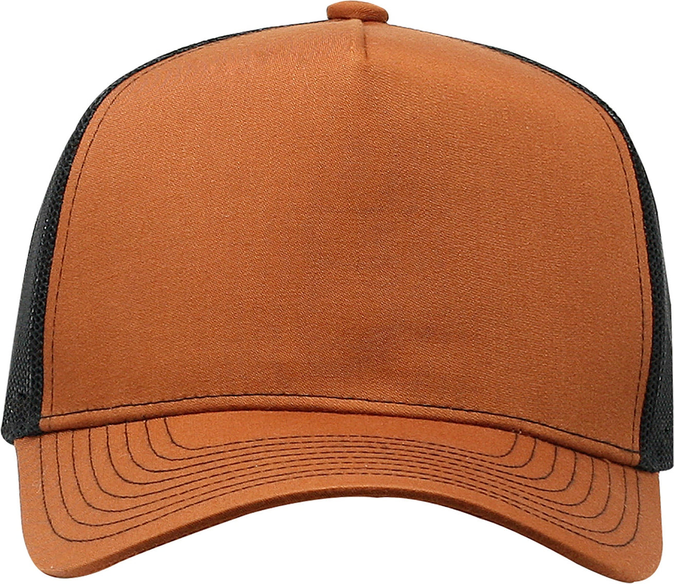 Cobra Cap C112f 5 Panel Structured Poly/cotton Front Mesh Back - Caramel Black