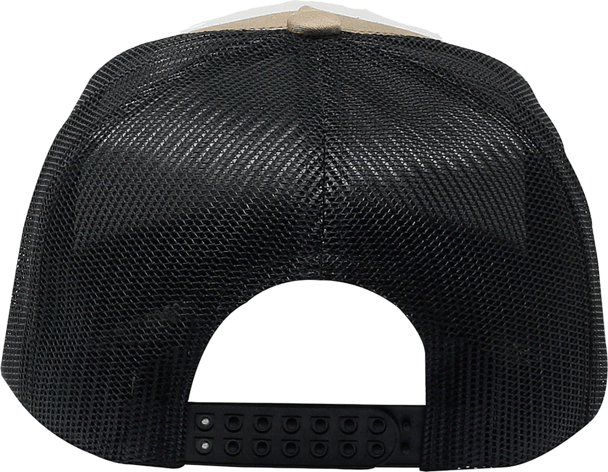 Cobra Cap C112f 5 Panel Structured Poly/cotton Front Mesh Back - Coyotebrown Black