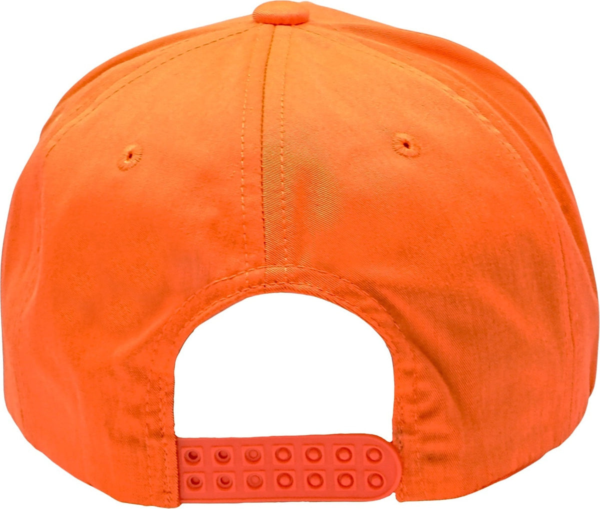 Cobra Cap C112f-c 5 Panel Structured Poly/cotton Front Mesh Back Camo - Flame Orange Fabricback