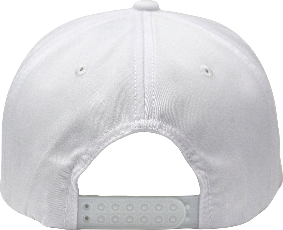 Cobra Cap C112fr 5 Panel Mixcolors Rope Structured Poly/cotton Front Mesh Back - White Fullfabric Black