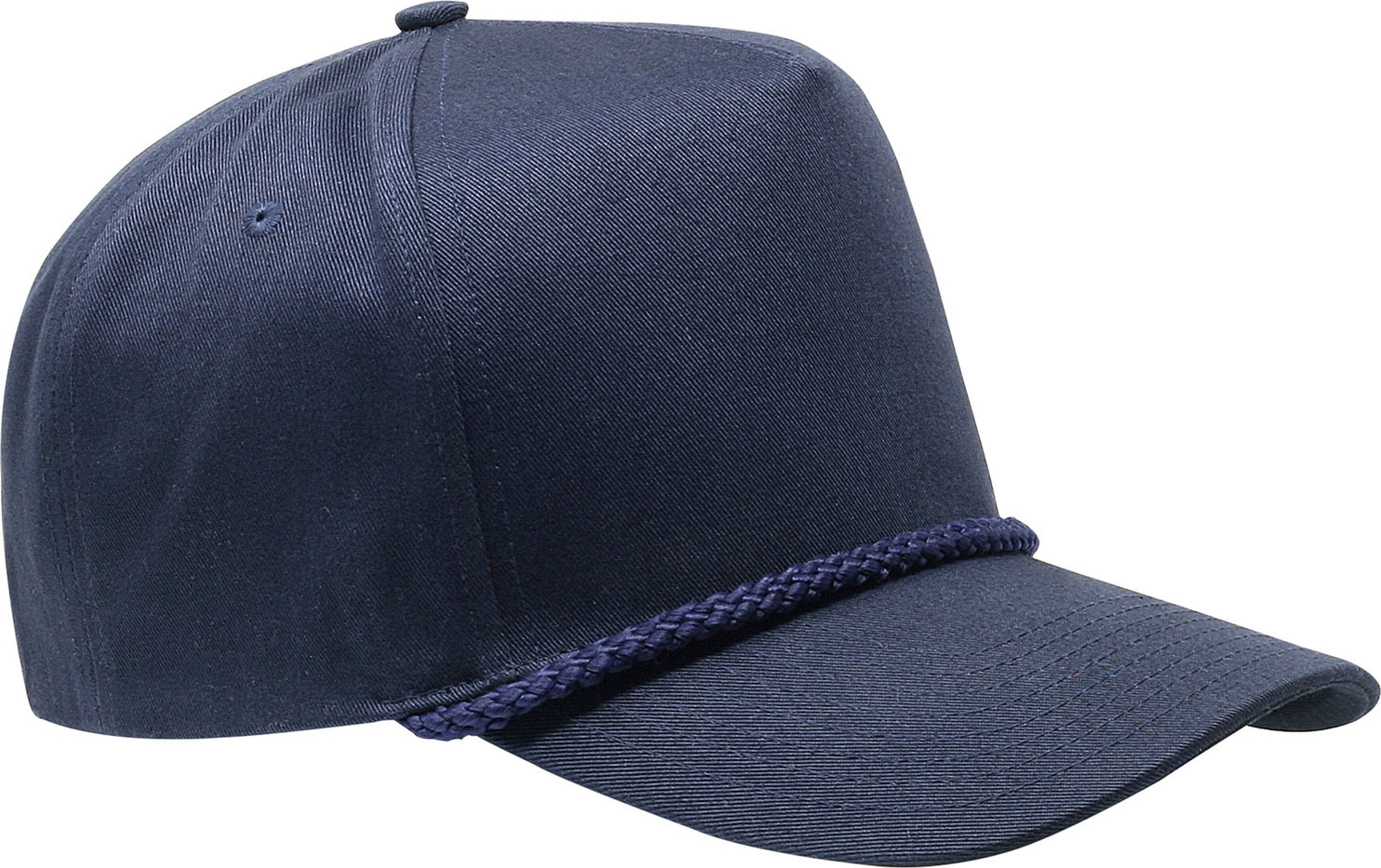 Cobra Cap C256 5 Panel Twill Snap Back Golf 7 Mm Rope Capsupgraded Tsg - Navy
