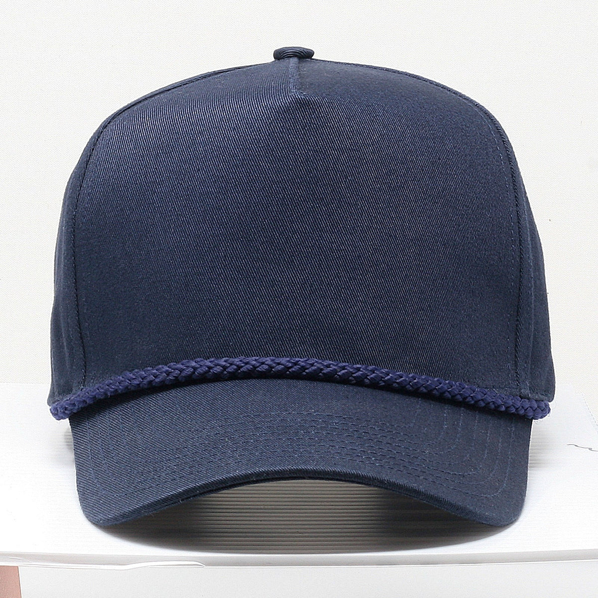 Cobra Cap C256 5 Panel Twill Snap Back Golf 7 Mm Rope Capsupgraded Tsg - Navy