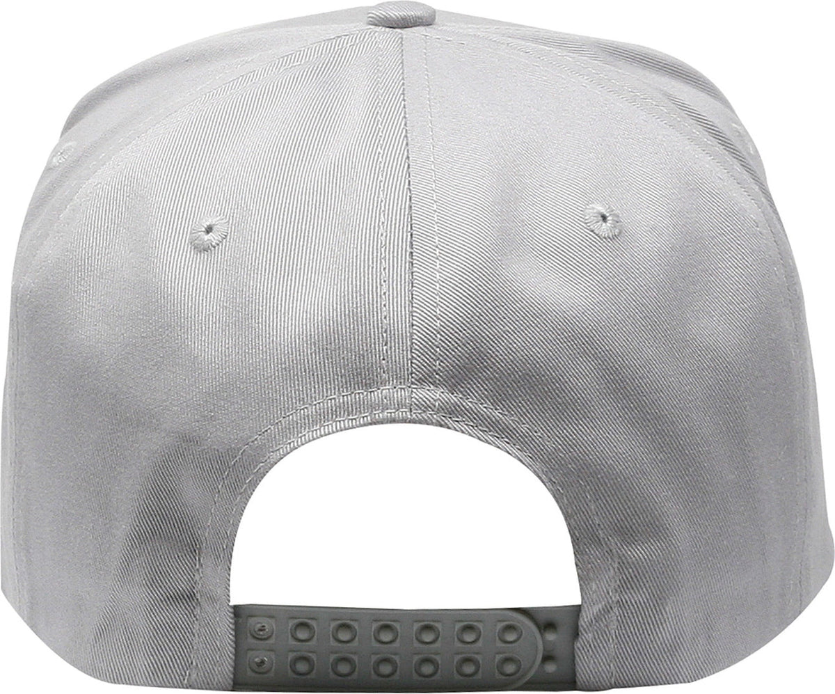 Cobra Cap C256 5 Panel Twill Snap Back Golf 7 Mm Rope Capsupgraded Tsg - Gray
