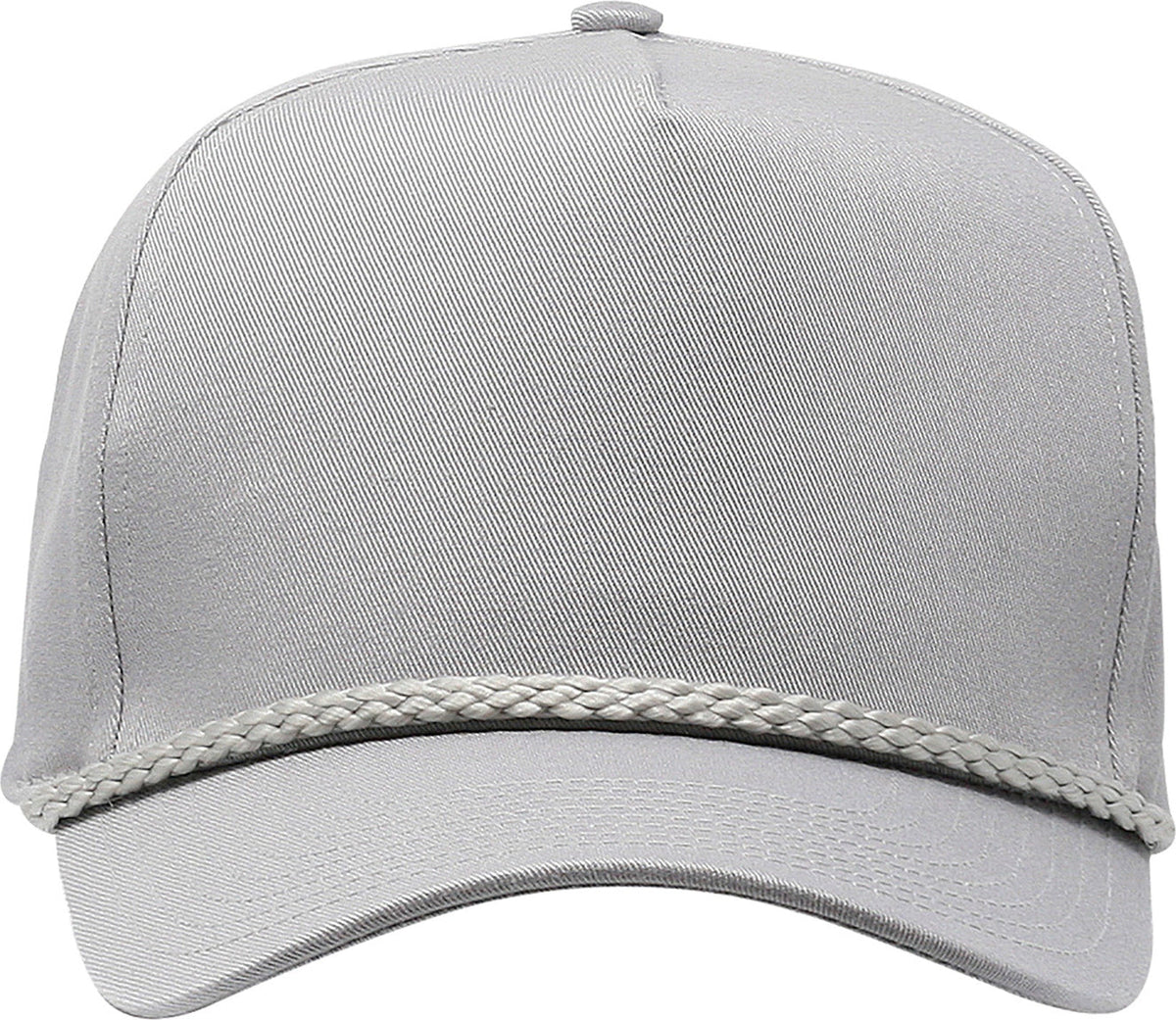 Cobra Cap C256 5 Panel Twill Snap Back Golf 7 Mm Rope Capsupgraded Tsg - Gray