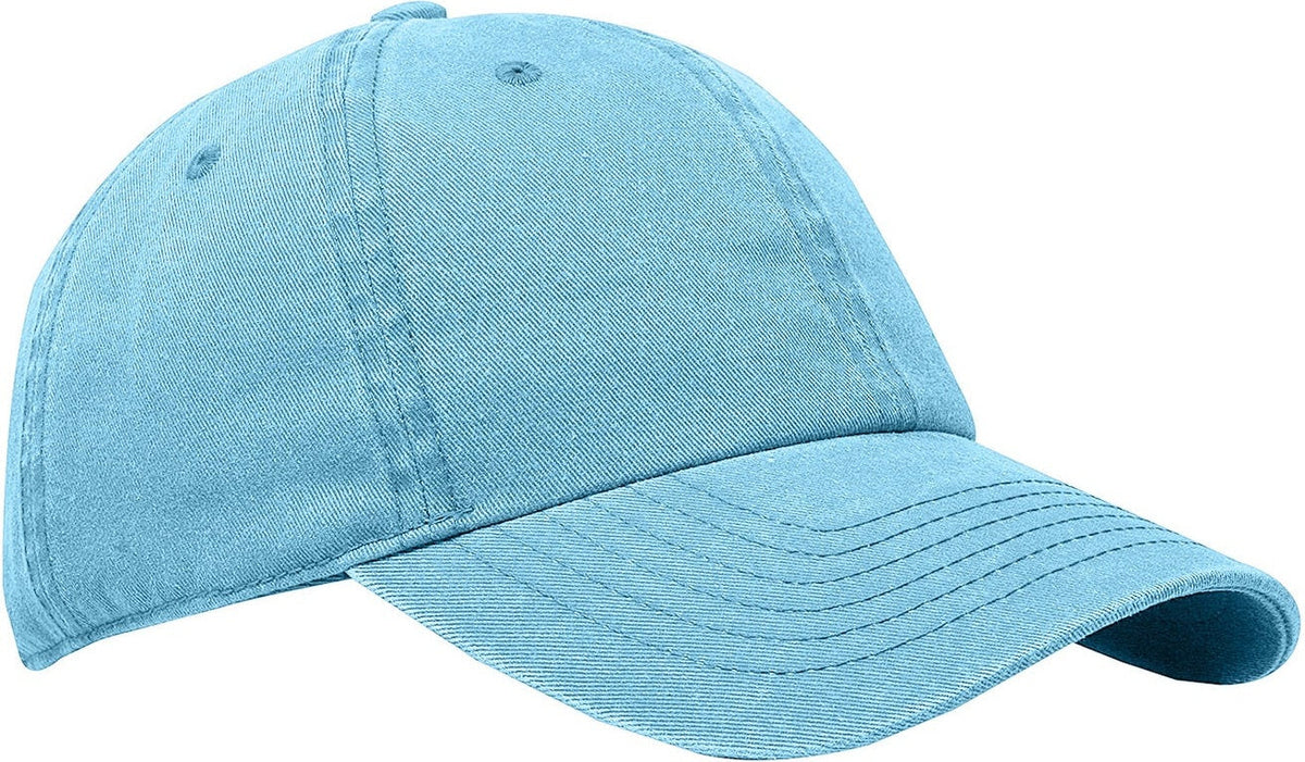 Cobra Cap C324 6 Panel Unstructured Pigment Dyed Heavy Cotton Twill - Columbia Blue