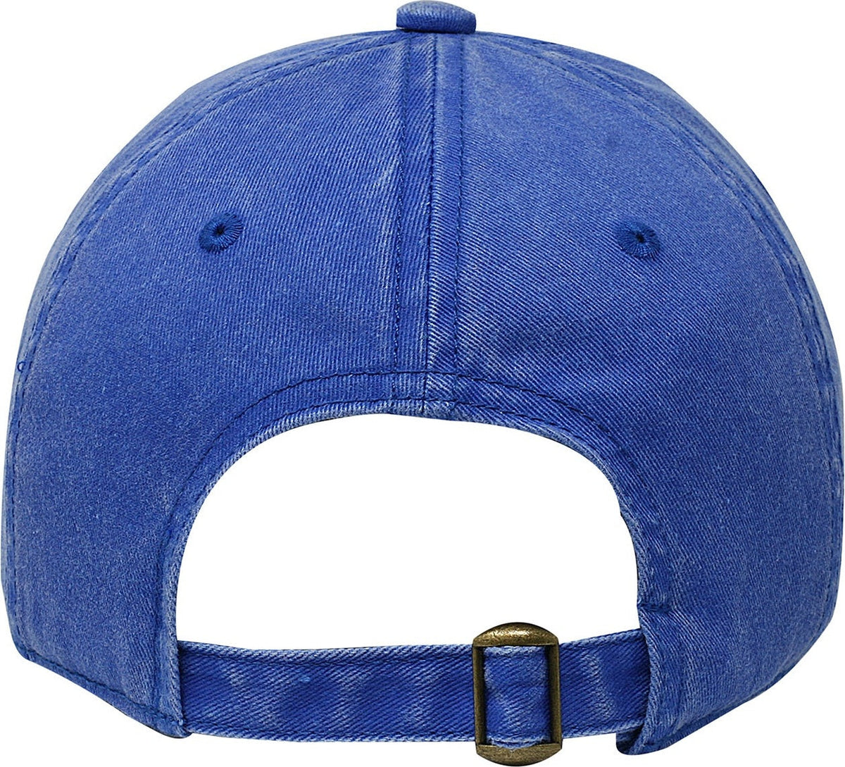 Cobra Cap C324 6 Panel Unstructured Pigment Dyed Heavy Cotton Twill - Royal