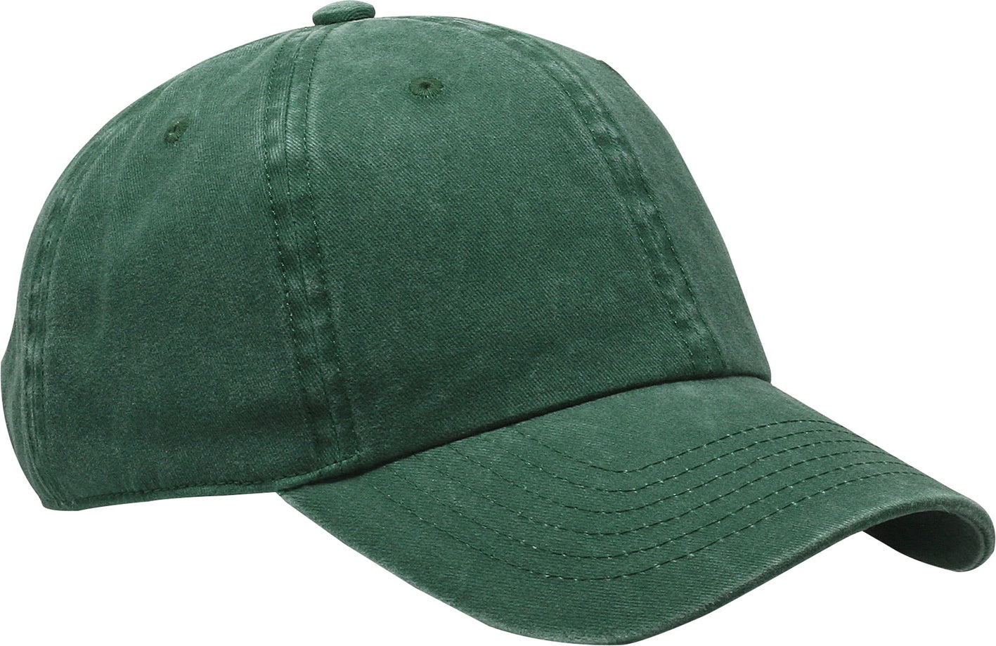 Cobra Cap C324 6 Panel Unstructured Pigment Dyed Heavy Cotton Twill - Dark Green