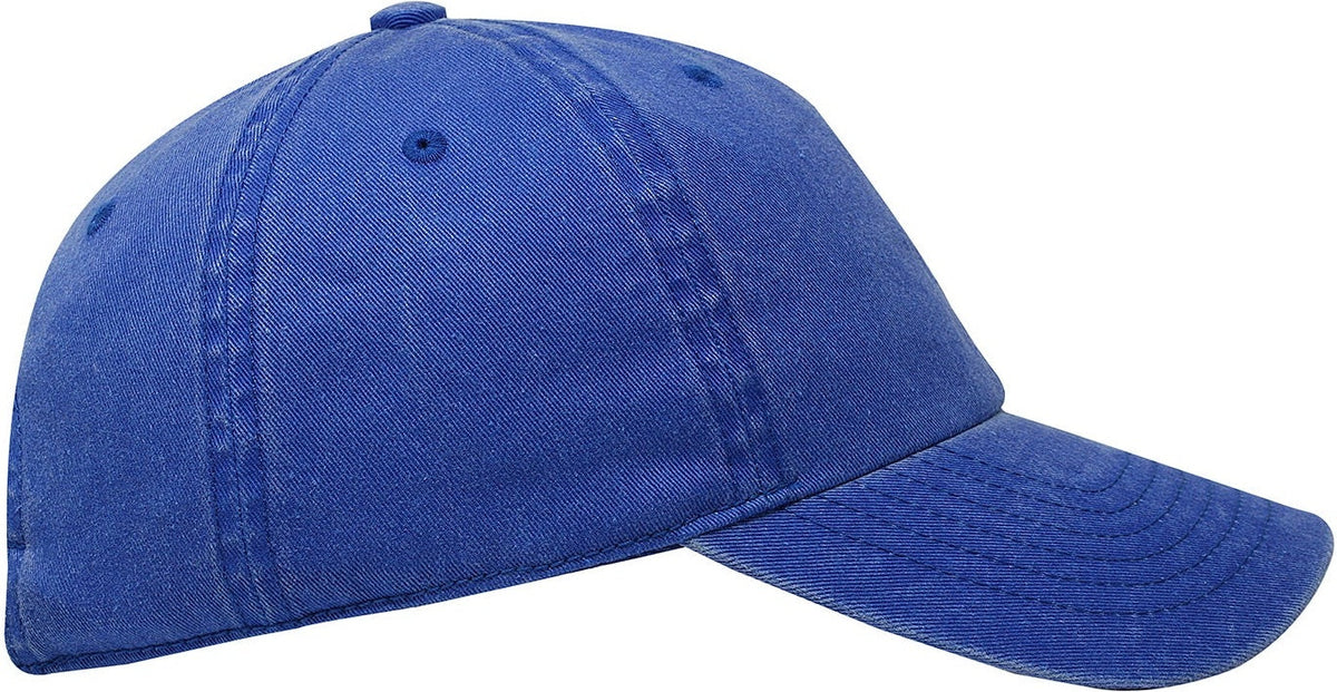 Cobra Cap C324 6 Panel Unstructured Pigment Dyed Heavy Cotton Twill - Royal