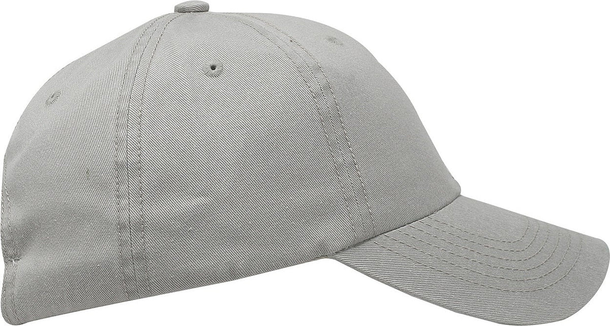 Cobra Cap C324 6 Panel Unstructured Pigment Dyed Heavy Cotton Twill - Stone