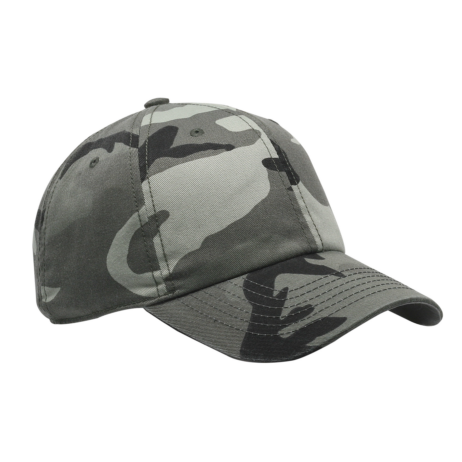Cobra Cap C324 6 Panel Unstructured Pigment Dyed Heavy Cotton Twill - Urbancamo Gray