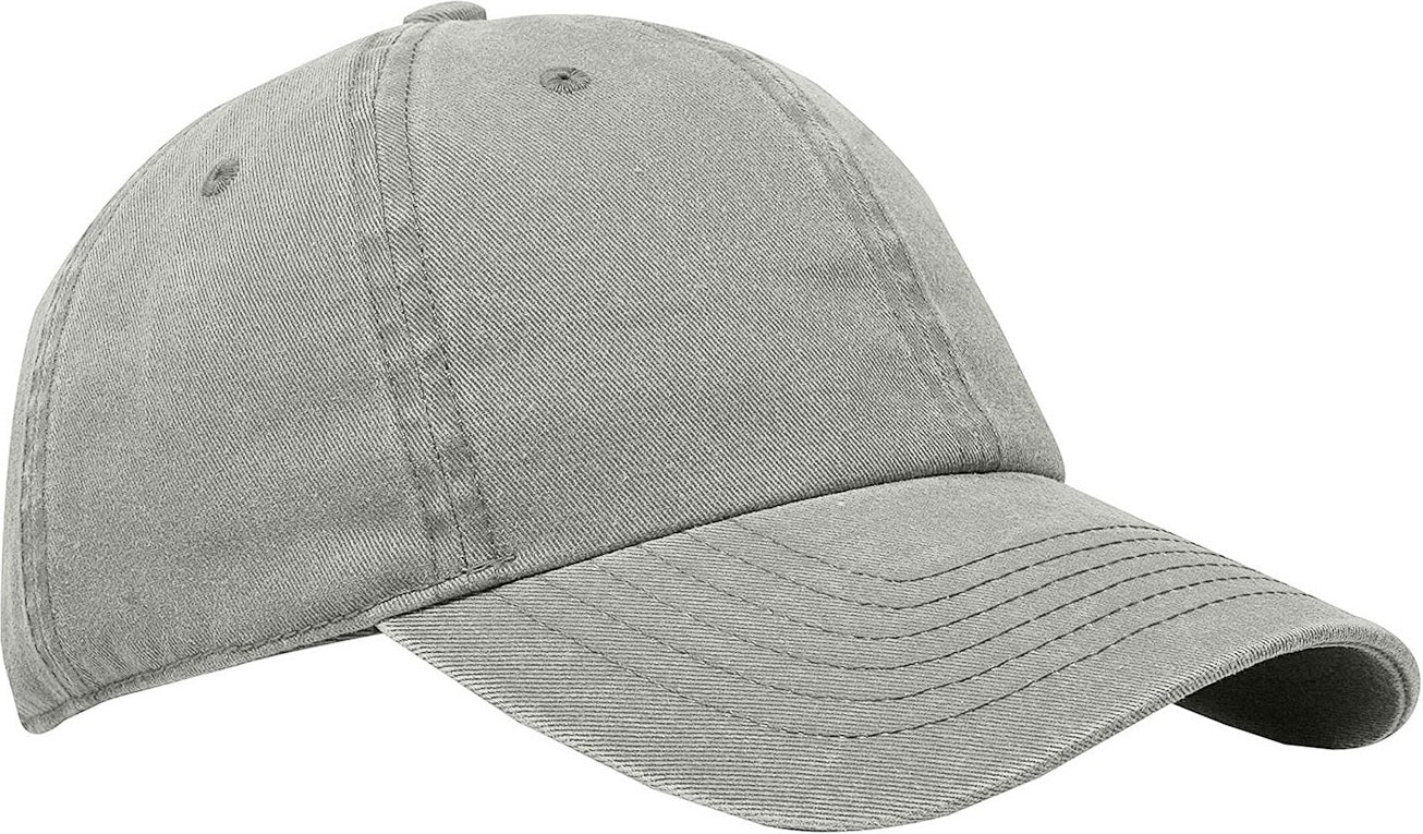 Cobra Cap C324 6 Panel Unstructured Pigment Dyed Heavy Cotton Twill - Stone