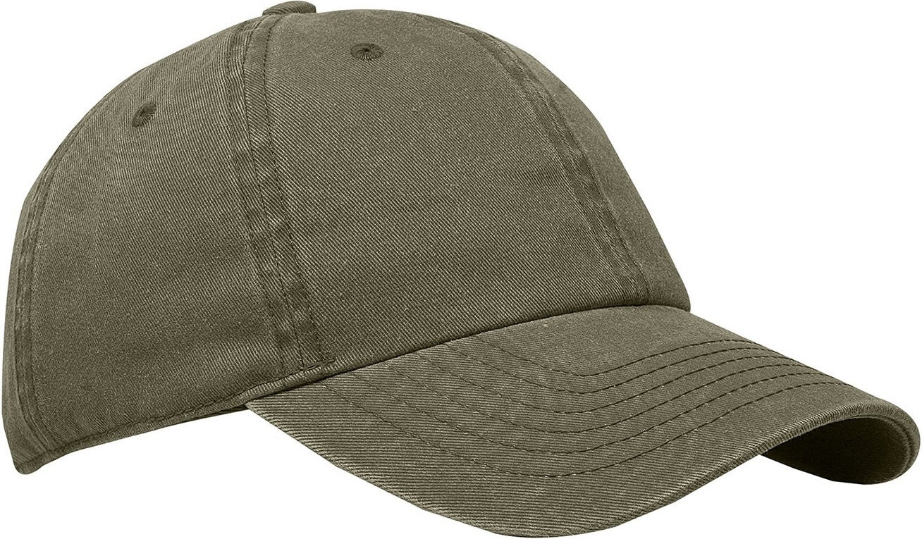 Cobra Cap C324 6 Panel Unstructured Pigment Dyed Heavy Cotton Twill - Khaki