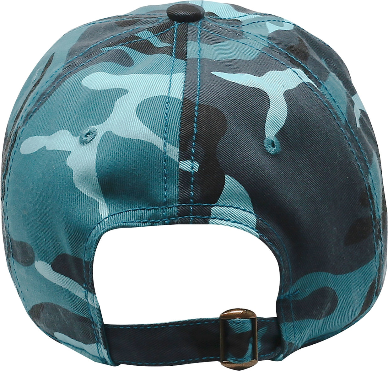 Cobra Cap C324 6 Panel Unstructured Pigment Dyed Heavy Cotton Twill - Urbancamo Blue
