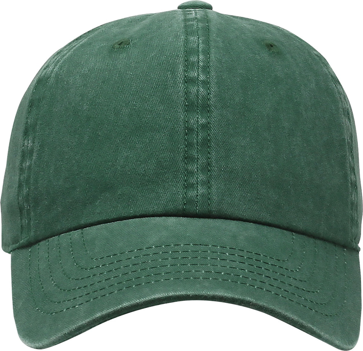 Cobra Cap C324 6 Panel Unstructured Pigment Dyed Heavy Cotton Twill - Dark Green