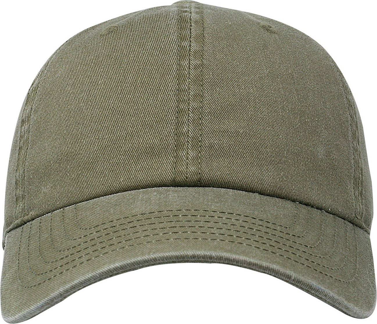 Cobra Cap C324 6 Panel Unstructured Pigment Dyed Heavy Cotton Twill - Khaki