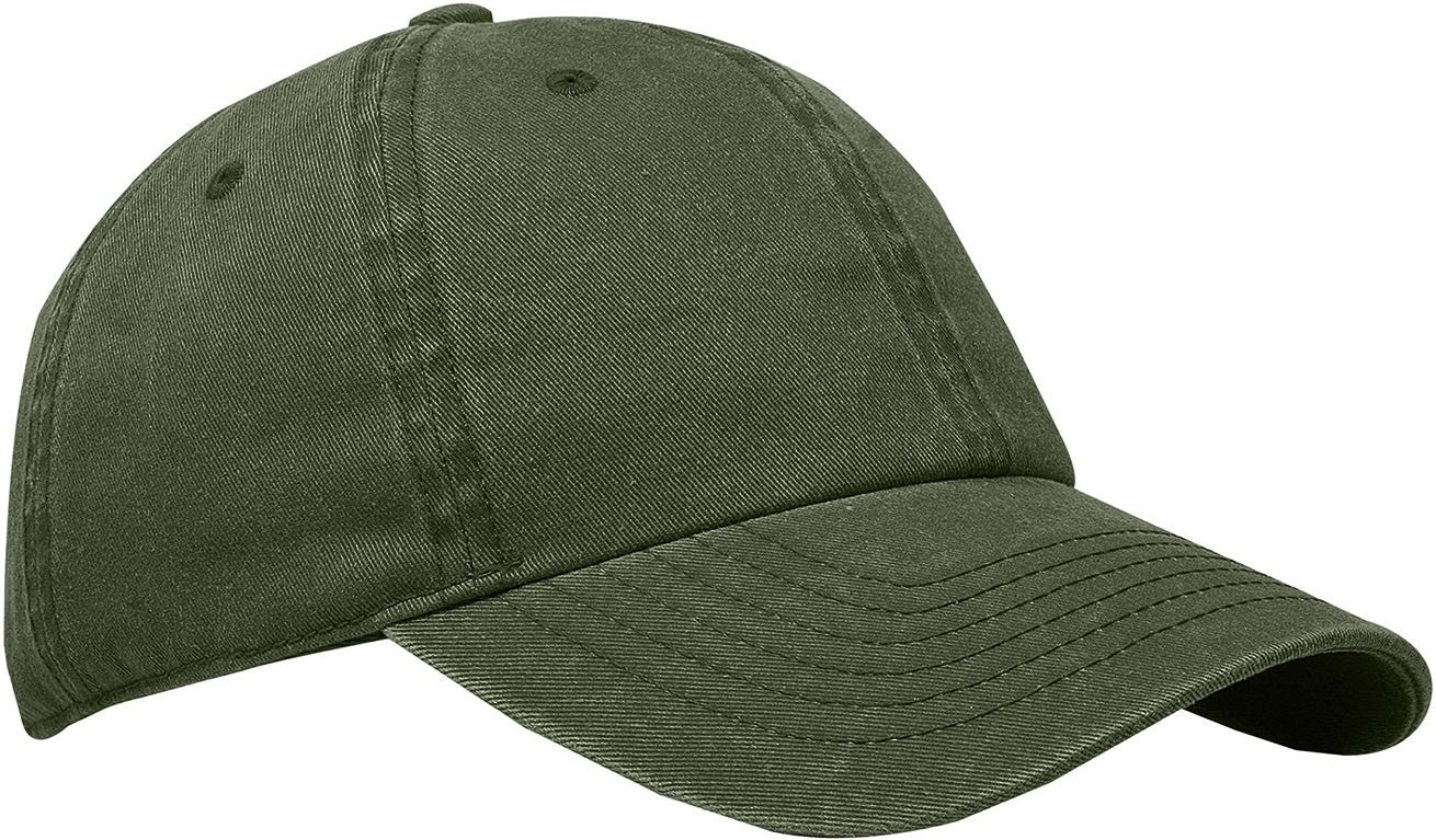 Cobra Cap C324 6 Panel Unstructured Pigment Dyed Heavy Cotton Twill - Olive
