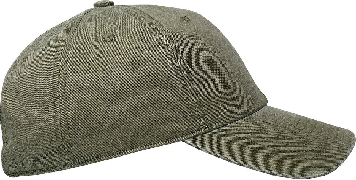 Cobra Cap C324 6 Panel Unstructured Pigment Dyed Heavy Cotton Twill - Khaki