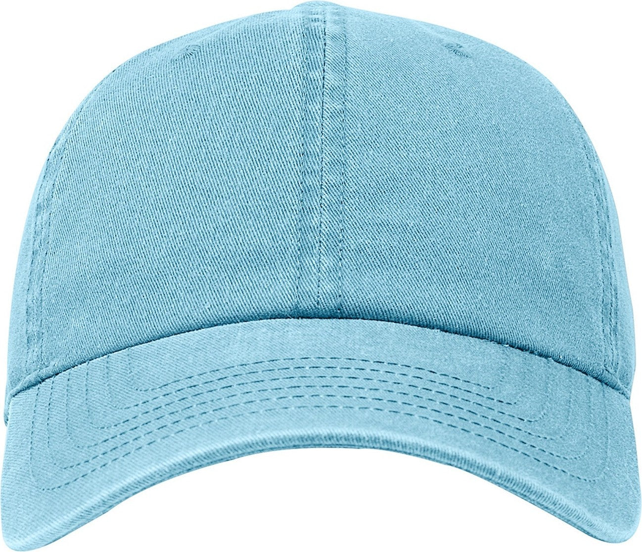 Cobra Cap C324 6 Panel Unstructured Pigment Dyed Heavy Cotton Twill - Columbia Blue