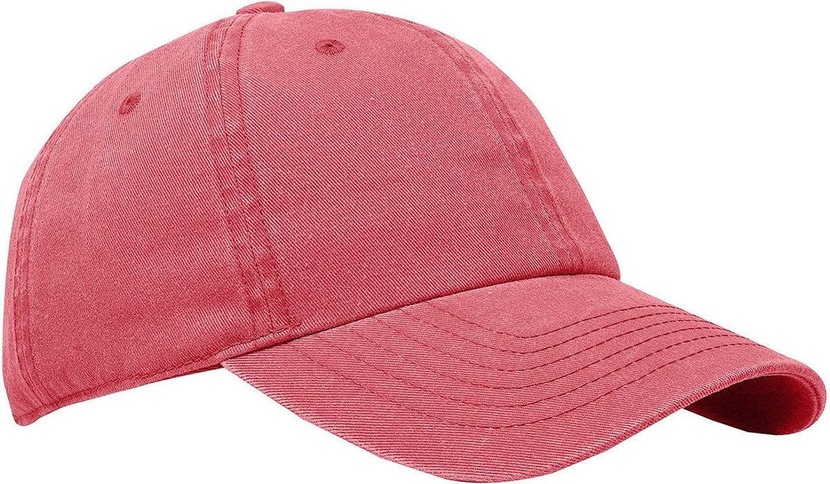 Cobra Cap C324 6 Panel Unstructured Pigment Dyed Heavy Cotton Twill - Dusty Red