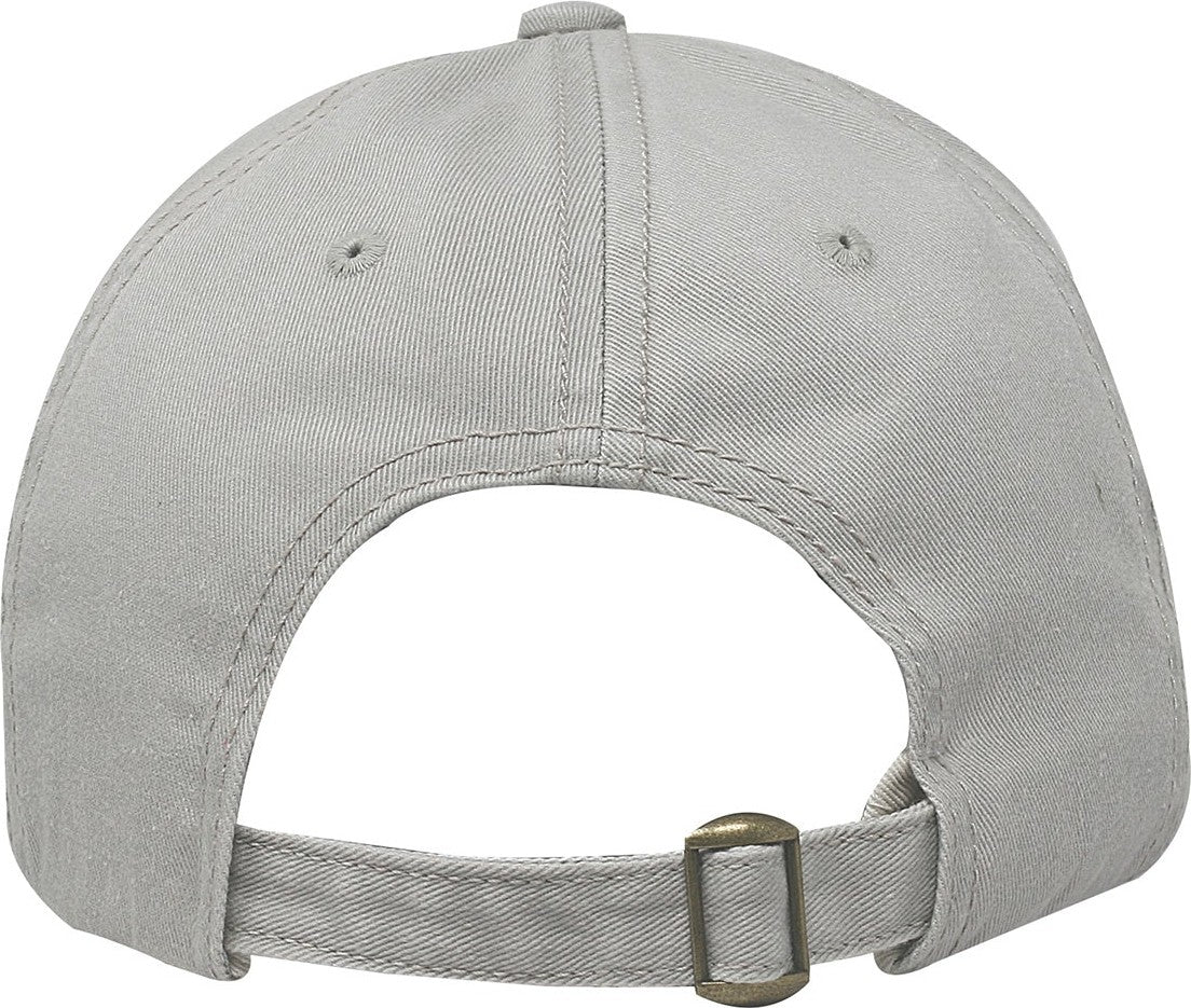 Cobra Cap C324-d 6 Panel Unstructured Pigment Dyed Heavy Cotton Twill Distressed - Stone