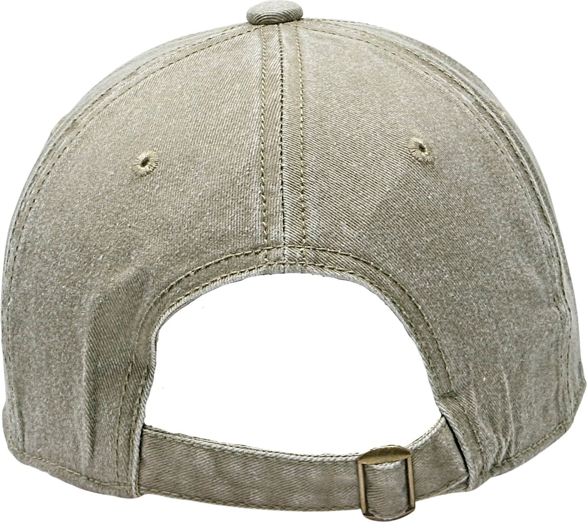 Cobra Cap C324-d 6 Panel Unstructured Pigment Dyed Heavy Cotton Twill Distressed - Khaki