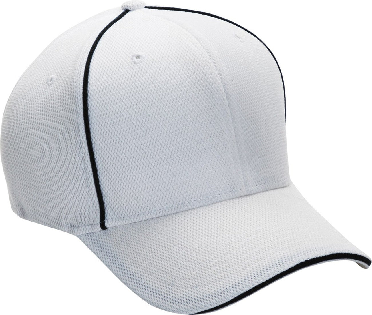 Cobra Cap Cmx 6 Panel Structured 100% Poly - White Black